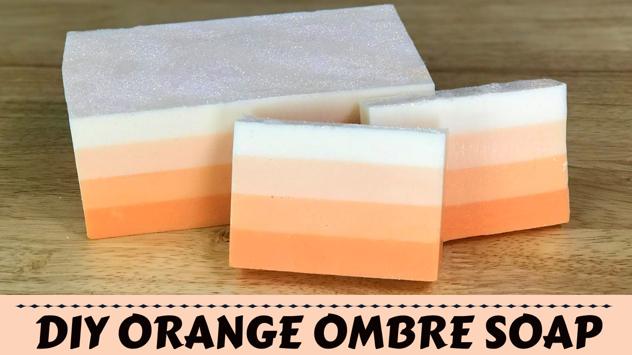 Ombre Orange Citrus Melt and Pour Soap