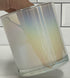 iridescent candle jar