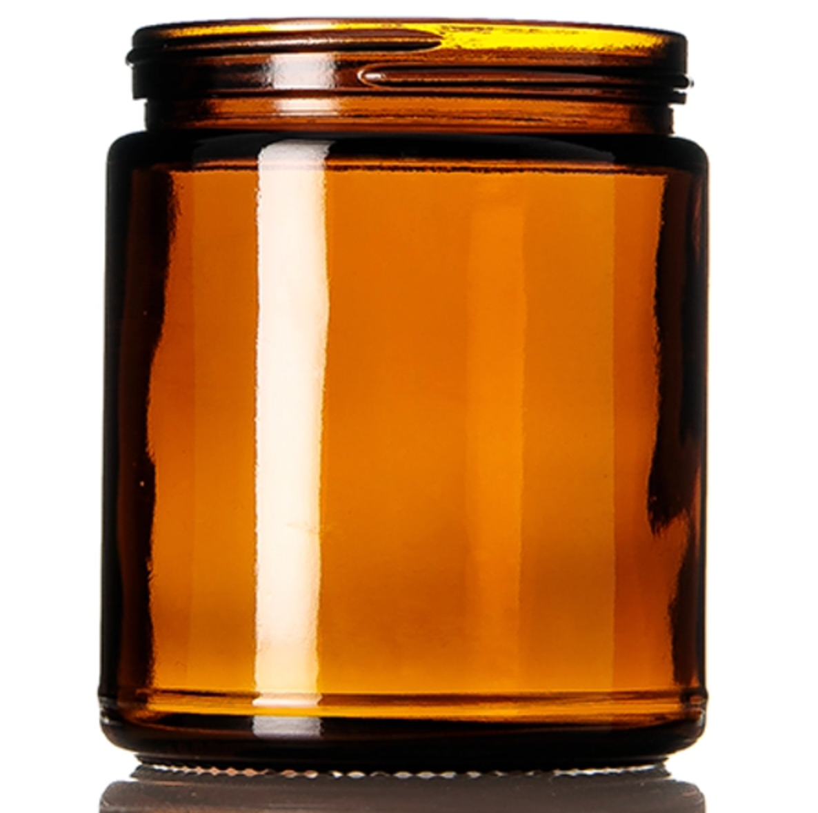 Jar Store 9 oz Amber Glass Candle Jar