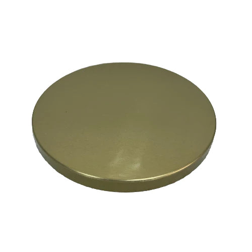 gold candle lid