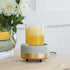 2 in 1 Matte Green and Gold Wax and Candle Warmer