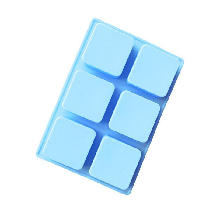 Square 2x2 Silicone Mold: 6 Cavity - Wholesale Supplies Plus