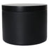 black candle tin