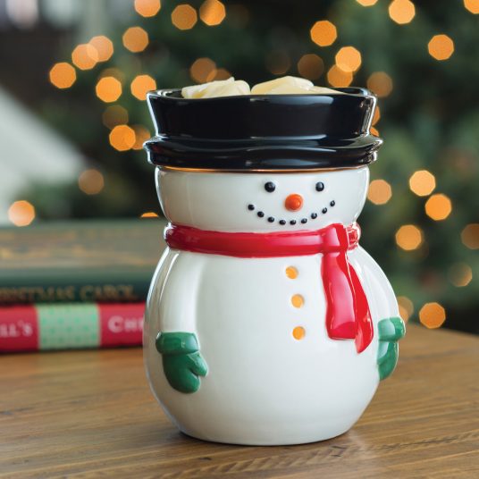 snowman tart warmer