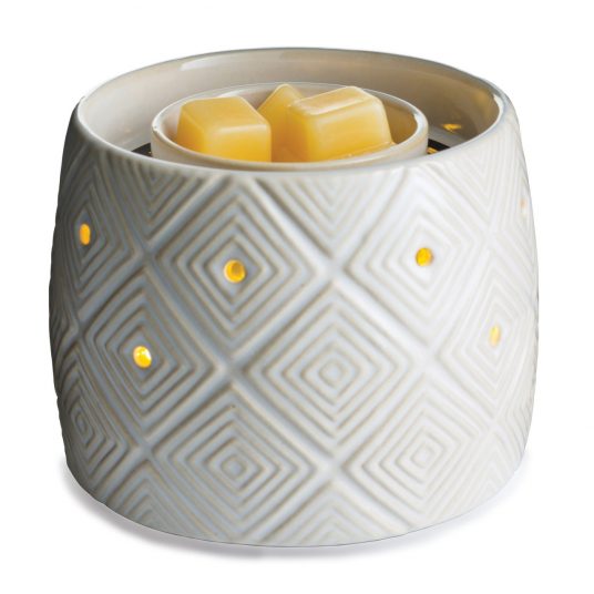 Geometric Illuminaire Wax and Tart Warmer with Aroma Fan