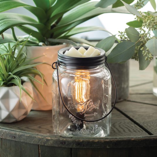 Mason Jar Vintage Tart and Wax Warmer